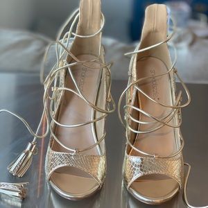 bentley ankle tie stiletto